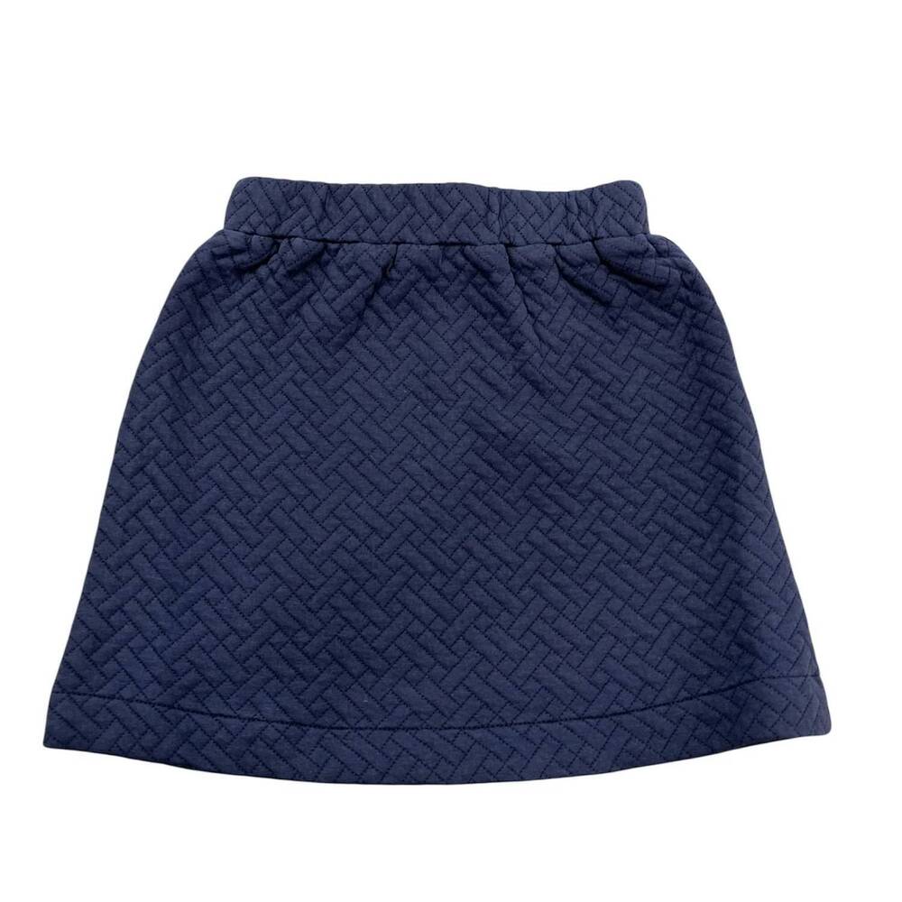 NEW BISBY kid's quilted mini skirt in navy